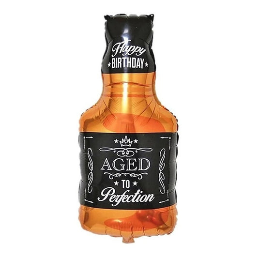 Globo Metálico Wiski Cumpleaños 87cm