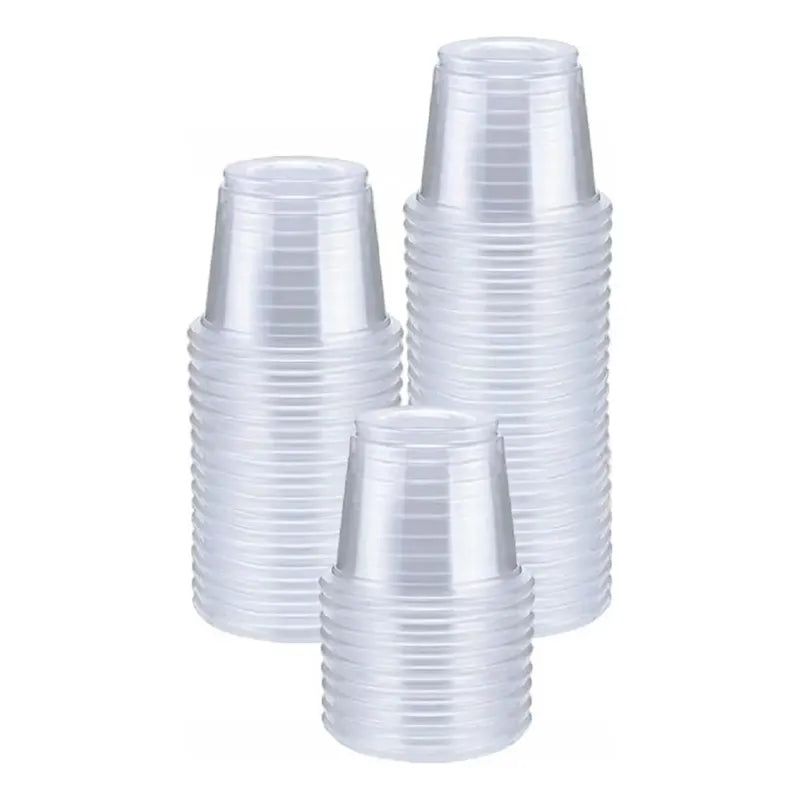 Pack 50 Vasos Shot O Para Postres Plásticos 3 Oz Dekotillon Transparente