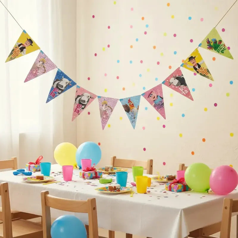 Guirnalda Banderin De La Granja De Zenon Cumpleaños La Granja De Zenón