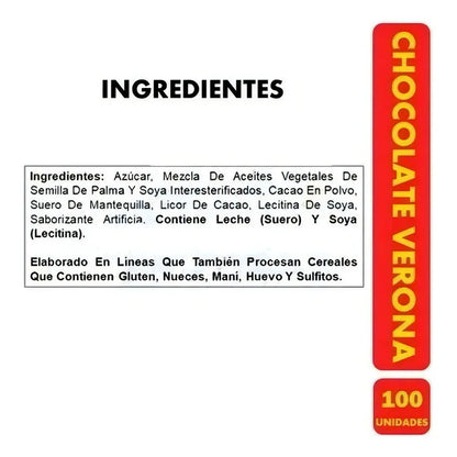 Chocolate Verona Bolsa 680gr