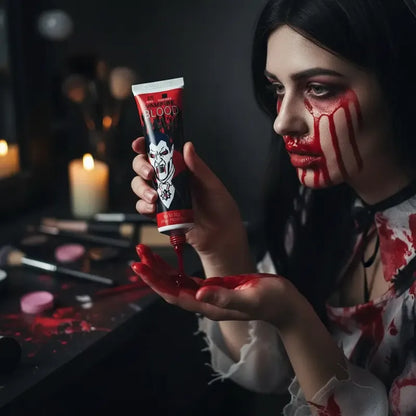 Sangre Falsa Vampire Blood Maquillaje Halloween Rojo