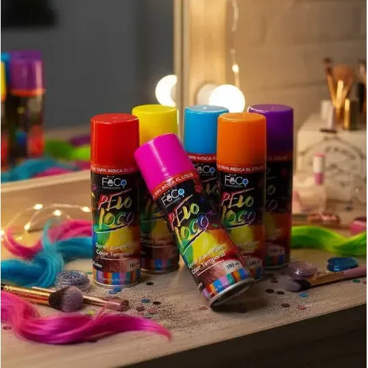 Spray Para El Cabello Pintura Temporal 185 Ml