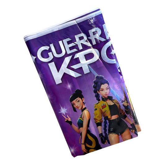 Cotillón Cumpleaños Mantel Decorativo Guerreras Kpop