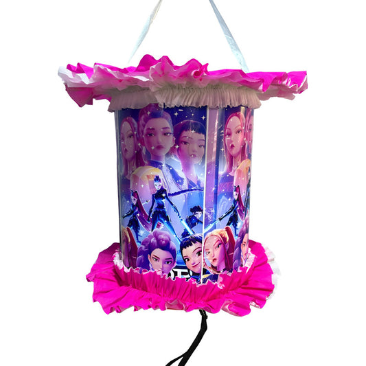 Piñata Cumpleaños Guerreras K-pop Demon Hunters