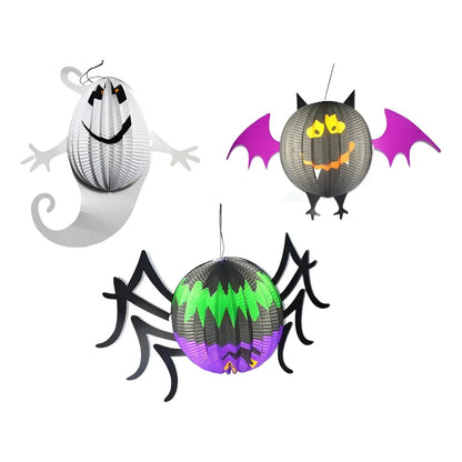 Decoración Halloween Abanico Colgante Figura Terror Variado