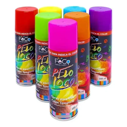 Spray Para El Cabello Pintura Temporal 185 Ml