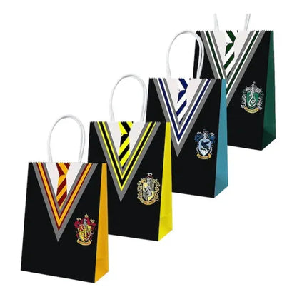 Pack 12 Bolsas Papel Cumpleaños Harry Potter Negro