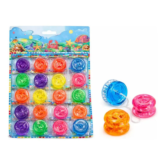 Pack 20 Mini Yoyo Sorpresas De Cumpleaños De 5 Cm
