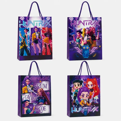 Bolsas De Guerreras Kpop-huntrix Rumy- Zoey-mira Diseños Variados Pack 12 Guerreras K-pop
