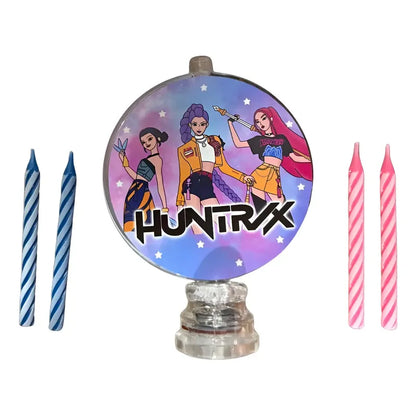 Vela De Cumpleaños Luminosa Guerreras Kpop Demon Hunters
