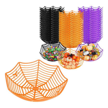 Bandeja Decoración Halloween Telaraña