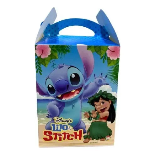 Pack 10 Cajitas Cotillon Y Cumpleaños Stitch