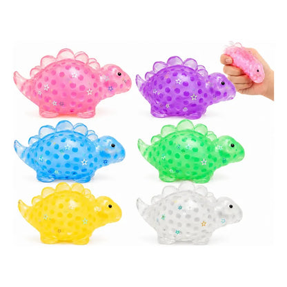 12 Squishy Dinosaurio Juguete Antiestrés Para Apretar Orbit Surtido