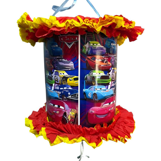 Piñata Cumpleaños Cars 53 Cm Rojo Autos Autos Grande