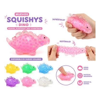 12 Squishy Dinosaurio Juguete Antiestrés Para Apretar Orbit Surtido