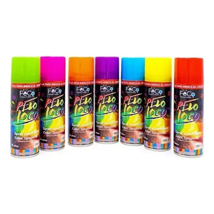 Spray Para El Cabello Pintura Temporal 185 Ml
