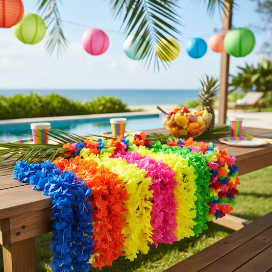 Collares Hawaianos Fluor 6 Unidades