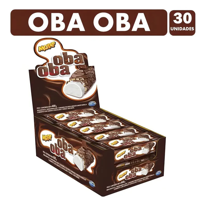 Oba Oba Morf Arcor Chocolate Caja 30 U