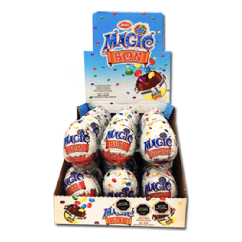 Magic Bon - Huevo Chocolate Con Chubi ( 24 Unidades )