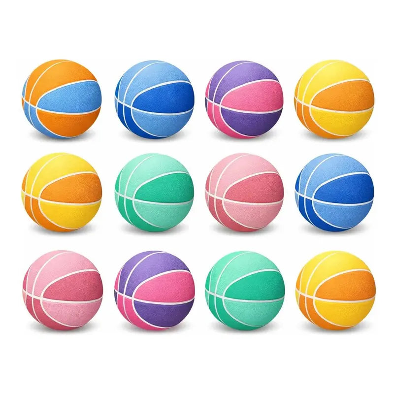 12 Pelotas De Rebote De Gomas Baseball 7 Cm Niños Sorpresas