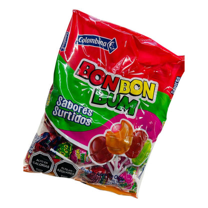 Bon Bon Bum Chupetes Sabores Surtidos ( 24 Unidades )