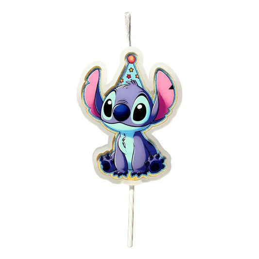 Vela Cumpleaños Lilo Y Stitch Cotillón Infantil