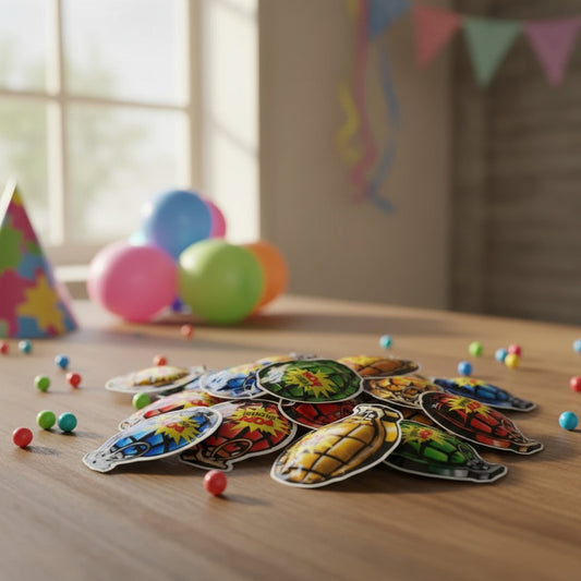 Pack Por 40 Unidades Bombas De Broma Sorpresas De Cumpleaños