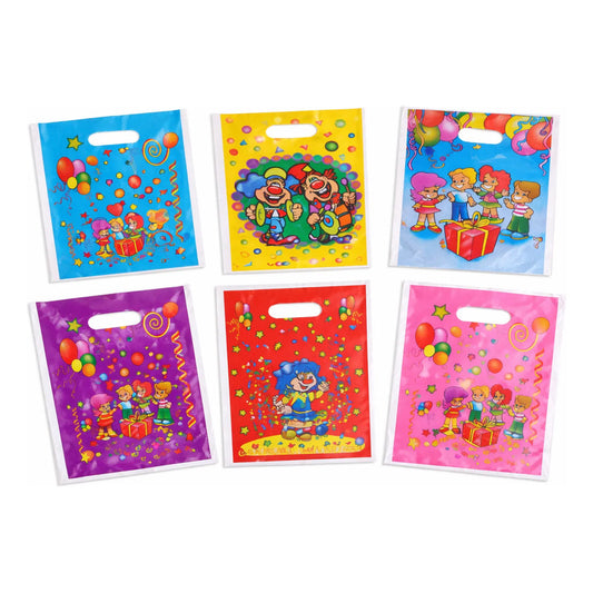 Pack 10 Bolsas Cumpleaños Retro Ochentero Y Años 90 Surtido