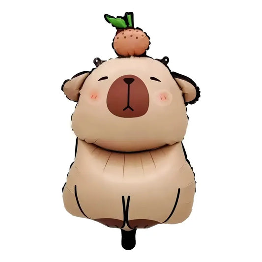 Globo Metálico Capybara Capibara 78 Cm Marrón