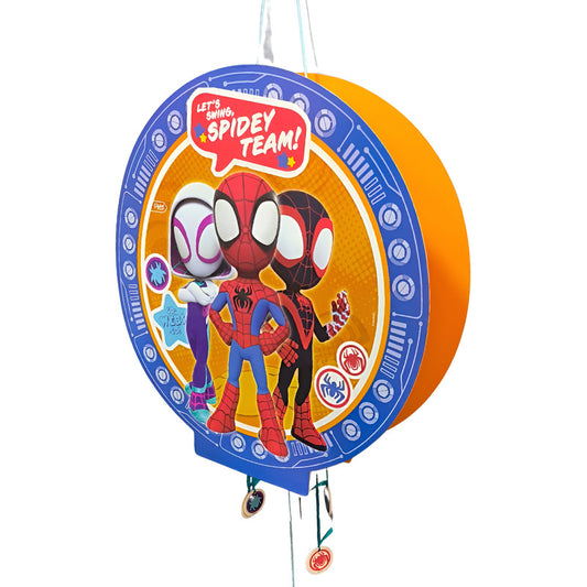 Piñata 3d Cumpleaños Spidey Y Sus Amigos Cotillón