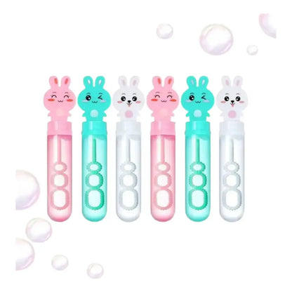 Sorpresas Cumpleaños Niños 24 Burbujas Paleta Conejo 13 Cm
