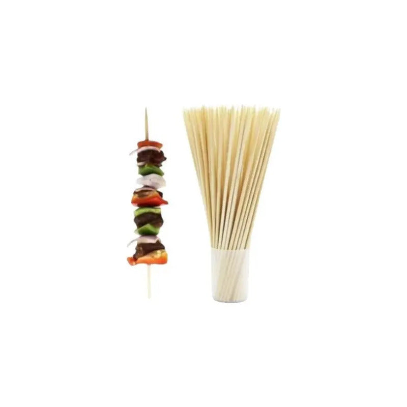 Palitos De Bambú Para Brochetas 35cm Pack 50 Unidades Madera