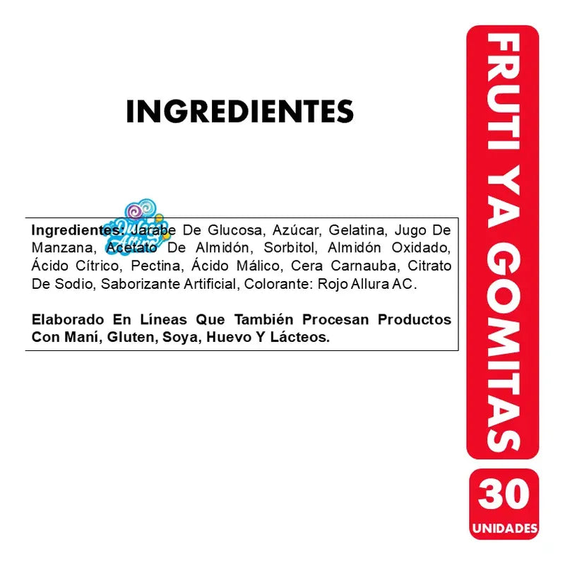 Gomitas Mabu Frutilla Con Centro Líquido 30 Unidades