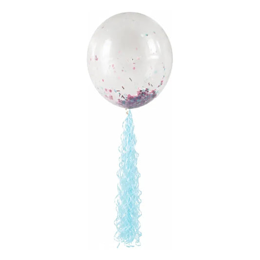 Cintas Rizadas De Papel Para Decoración De Fiestas Celeste