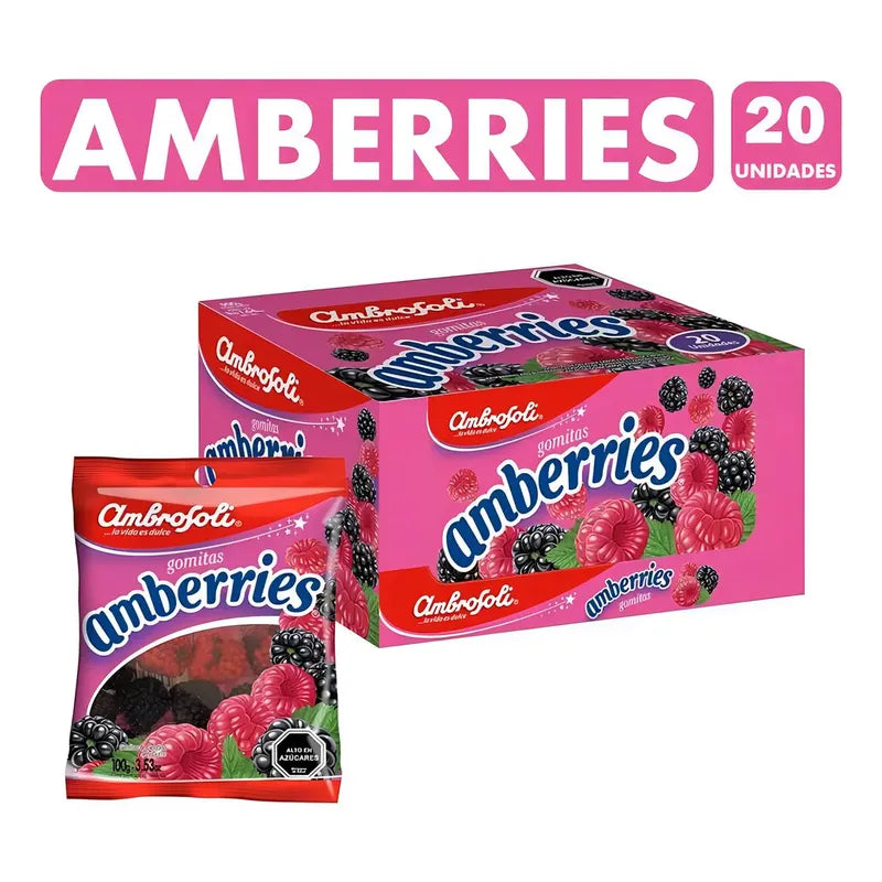 Gomitas Amberries (caja De 20 Amberries) 500gr