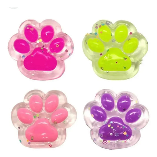 24 Squishy Sensoriales Huellas O Patitas Sorpresa Cumpleaños Surtido
