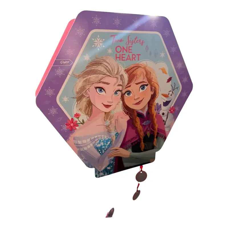 Piñata De Cumpleaños 3d Plana Disney Frozen Elsa Y Anna Violeta