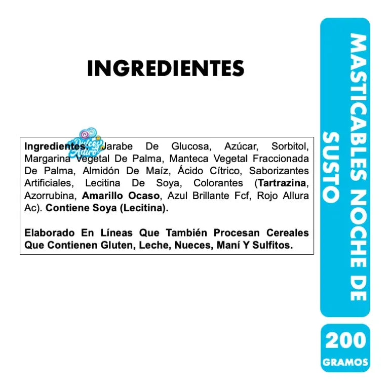 Dulces Para Halloween - Caramelos Masticables Noche De Susto