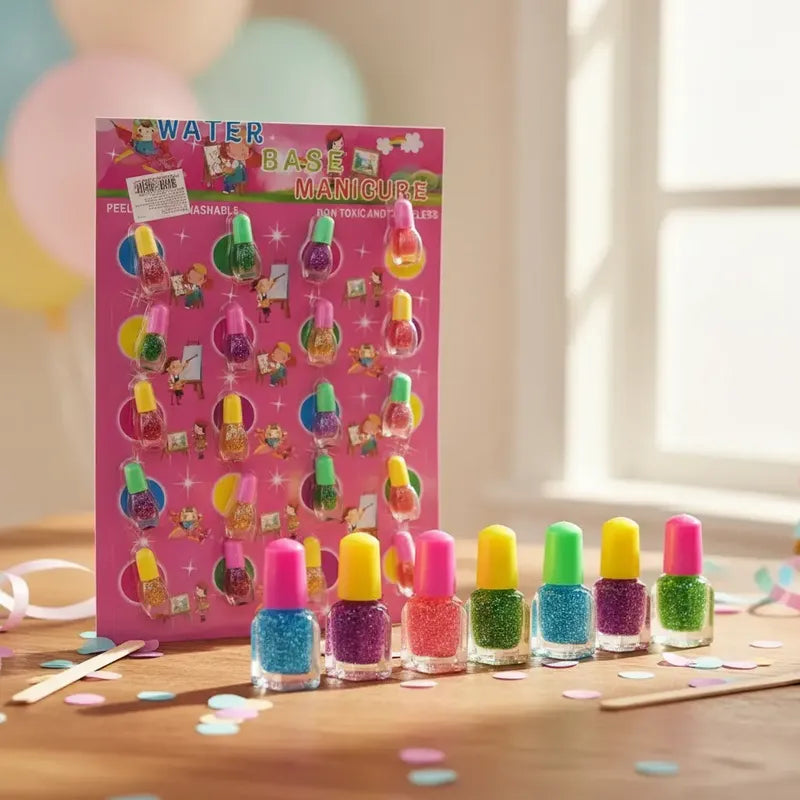 Pack 20 Sorpresas De Cumpleaños Esmalte De Uñas Para Niñas