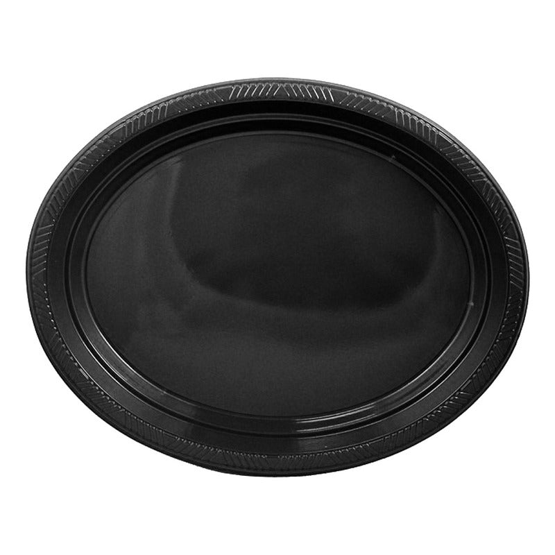 Pack 5 Bandejas Ovaladas De Color 30x23 Cm