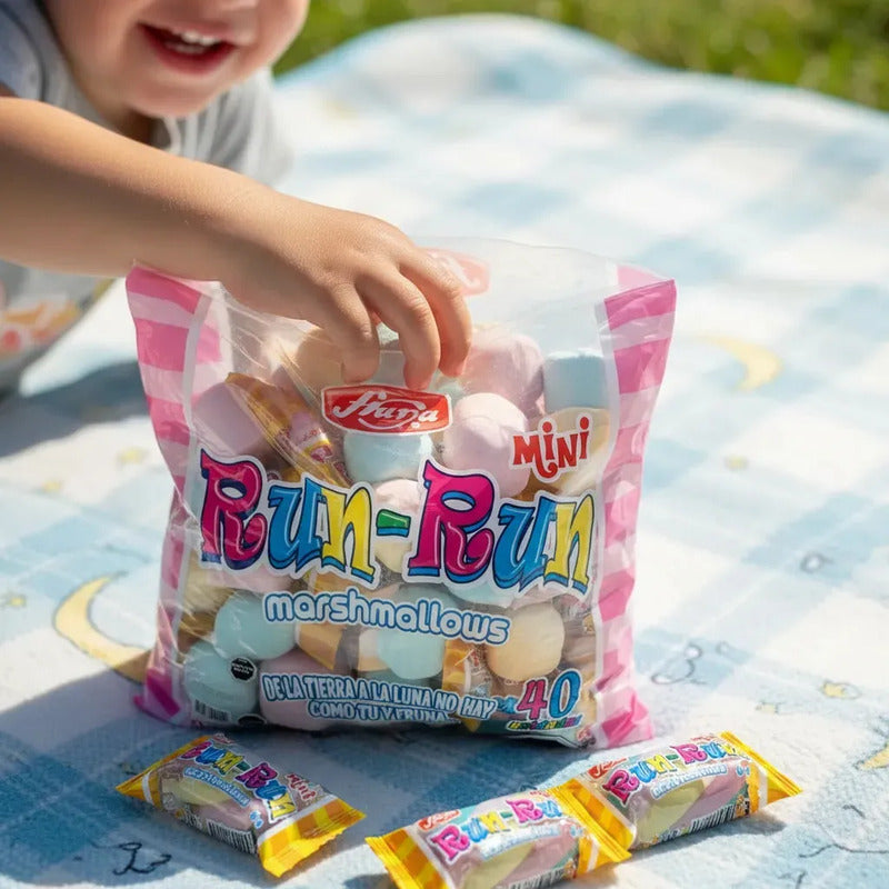 Mini Marshmallows Fruna Vainilla Bolsa 40 Unidades