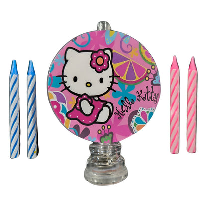 Vela Luminosa De Cumpleaños Hello Kitty