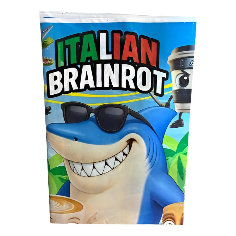 Cotillón Tralaleros Brainrot Mantel Cumpleaños