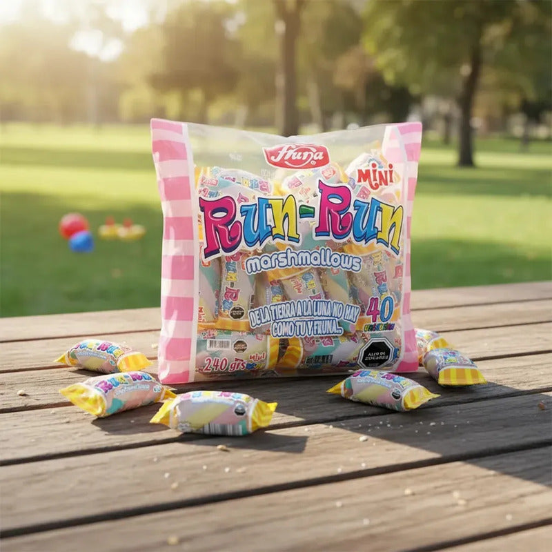 Mini Marshmallows Fruna Vainilla Bolsa 40 Unidades