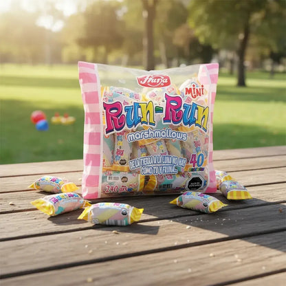 Mini Marshmallows Fruna Vainilla Bolsa 40 Unidades