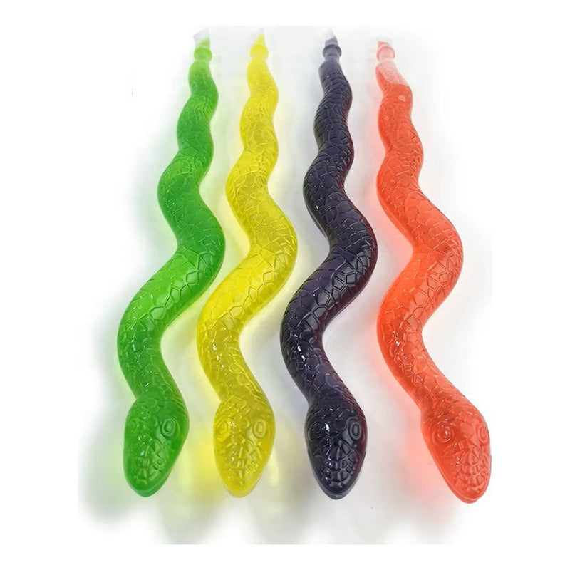 Jalea Xxl Serpientes Sabores Frutales De 24 Unidades, Piñata