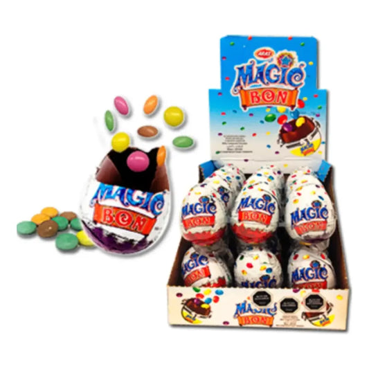 Magic Bon - Huevo Chocolate Con Chubi ( 24 Unidades )