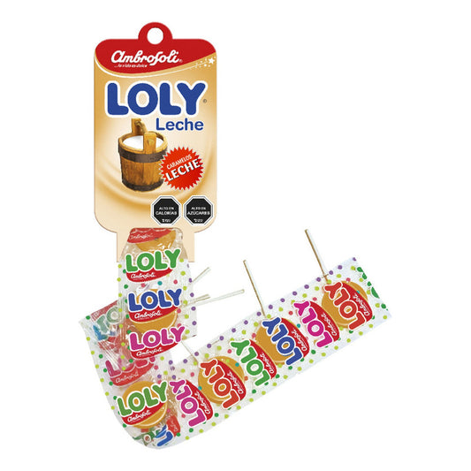 Paleta Loly  Dulce Caramelo Ambrosoli ( 10 Unidades )