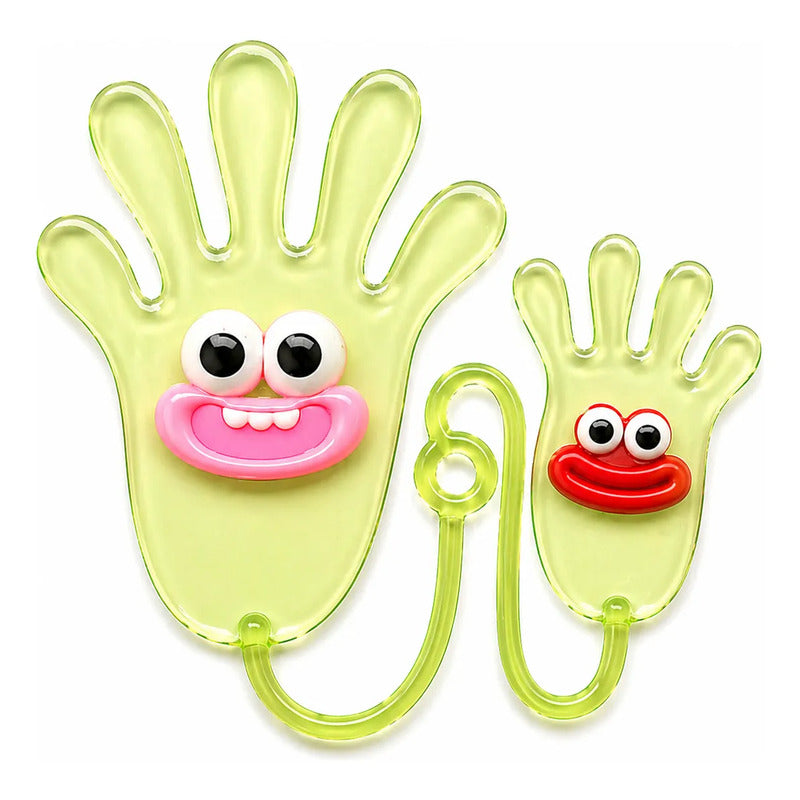 2  Pega Loco Mano Gigante Pegajosas Cotillón Souvenir Niños