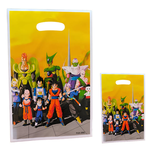 10 Bolsas Dulceras Cumpleaños Dragon Ball Z